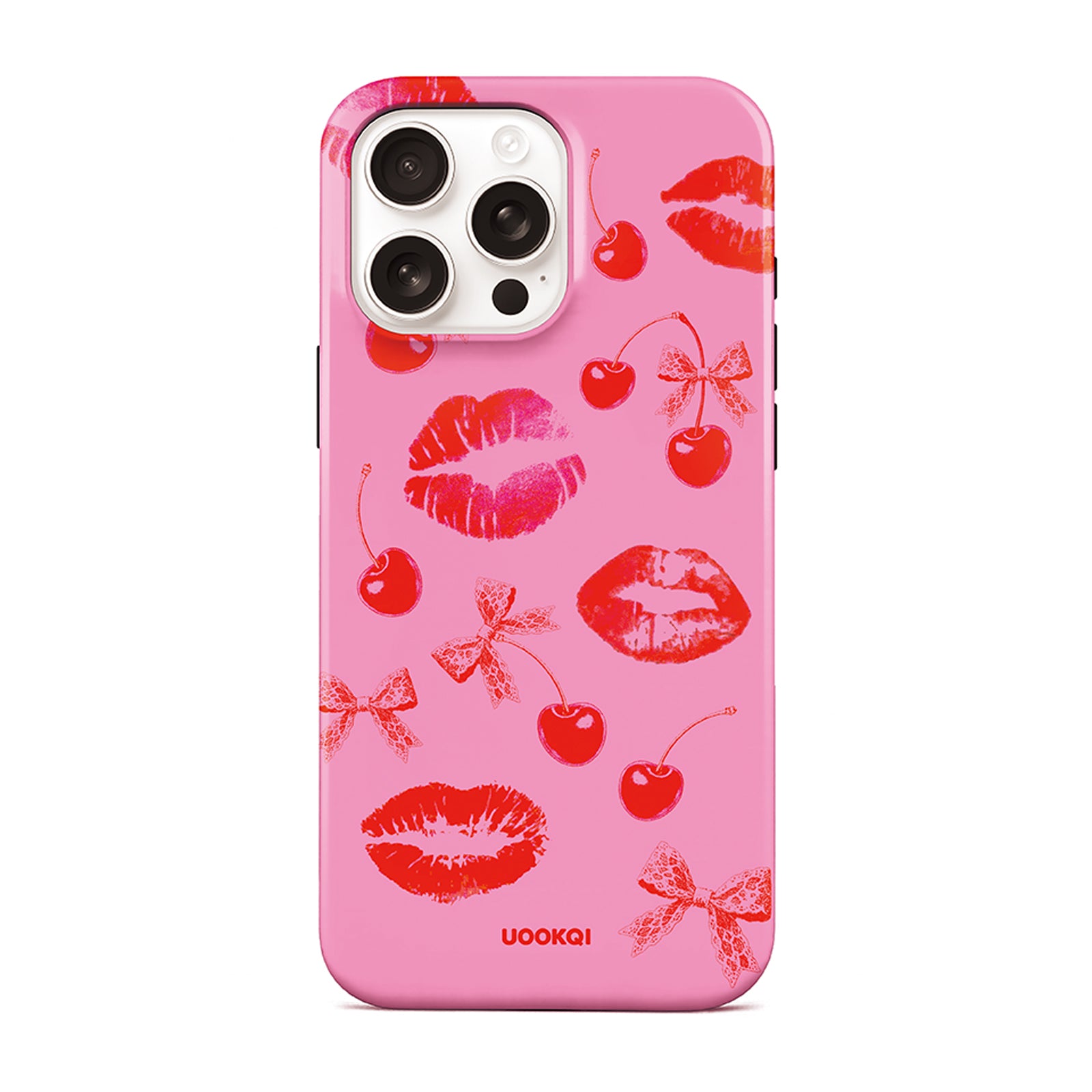 Cherry Kiss – MagSafe Compatible Case for iPhone 16 /15 / 14 / 13