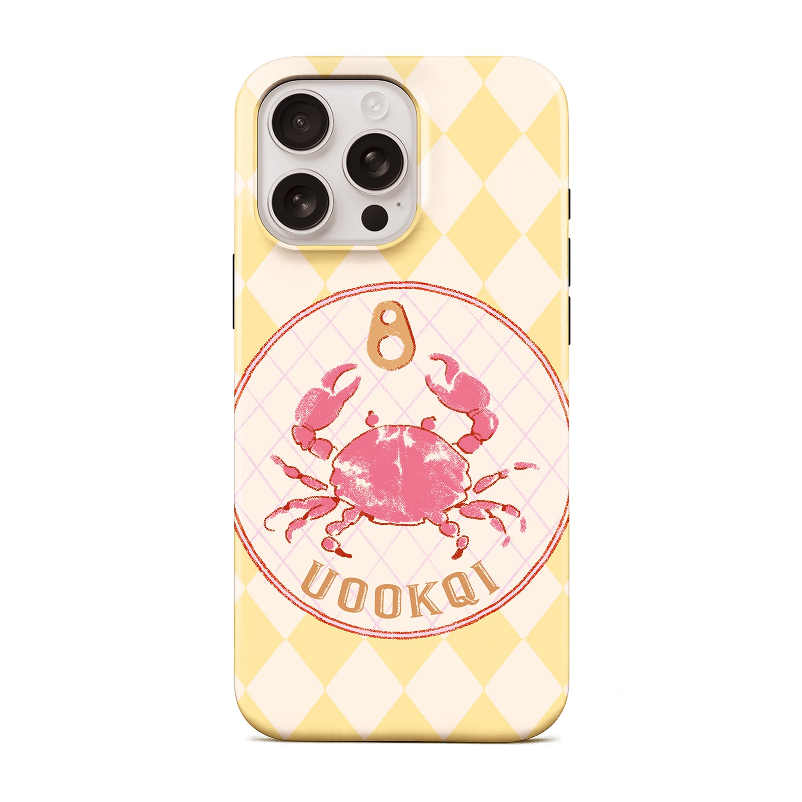 Larder Crab Club – iPhone 16/15/14/13용 MagSafe 호환 케이스