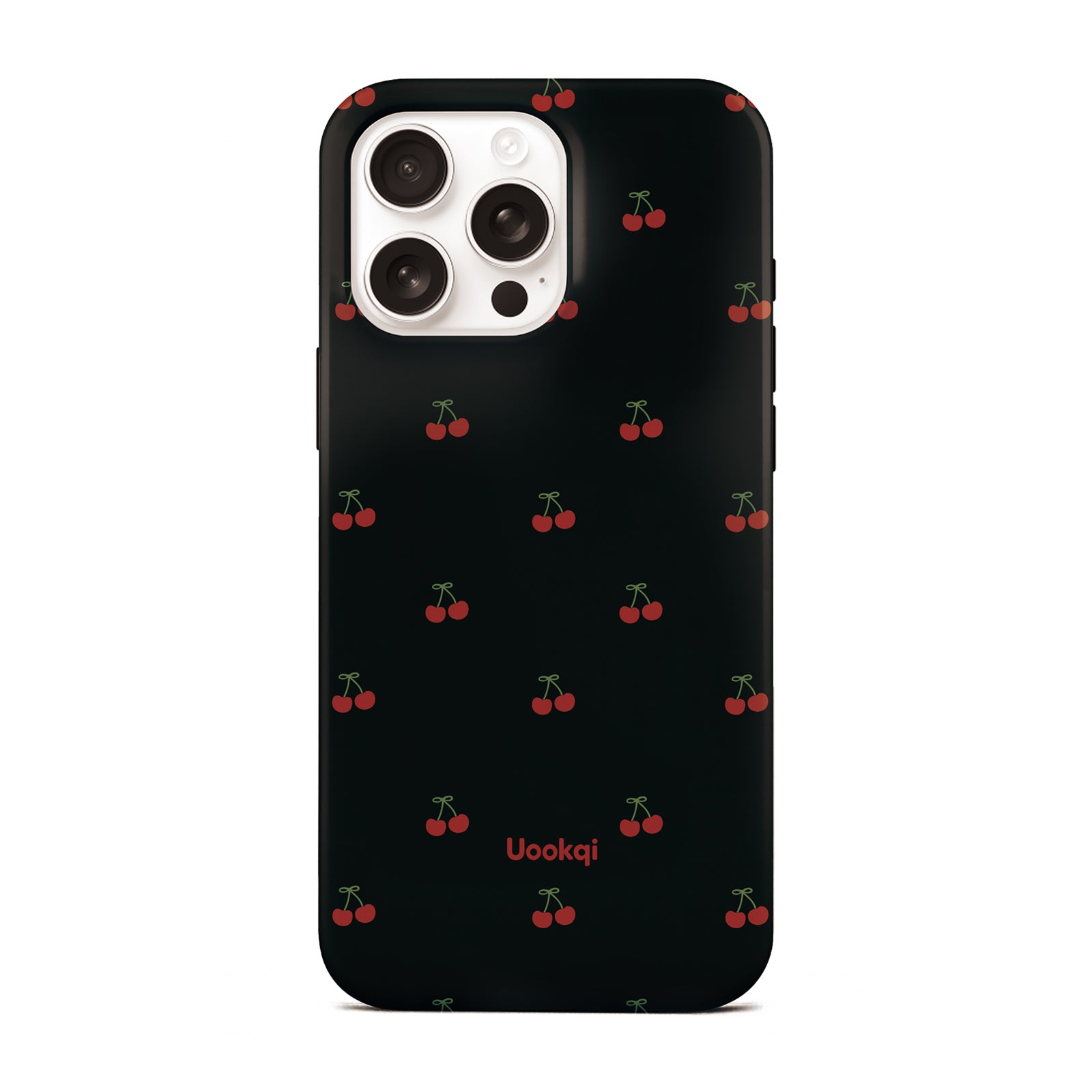 Midnight Cherry – MagSafe Compatible Case for iPhone 16 /15 / 14 / 13